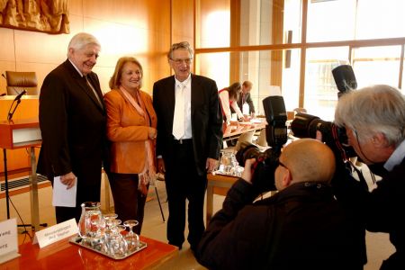 Burkhard Hirsch, Sabine Leutheusser-Schnarrenberger, Gerhart Baum